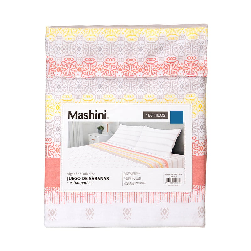 SABANA MASHINI 180 HILOS SUPER KING CITRUS - 3