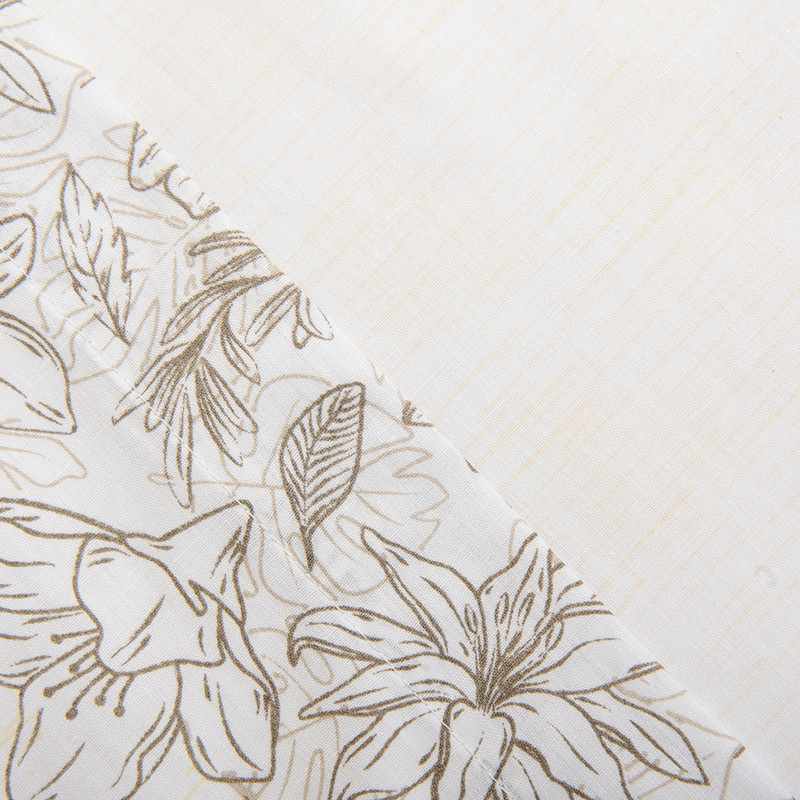 SABANA MASHINI 180 HILOS KING FLORA - 1