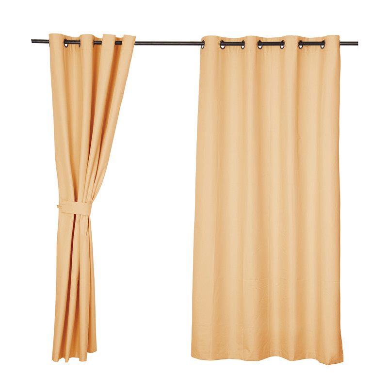 SET CORTINA BLACKOUT 140X220CM SELECTA CAMEL - 1