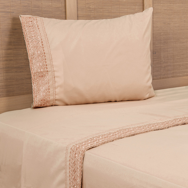SABANA PLUMETTI BRODERIE 1.5 PLAZAS DAMASCO - 1