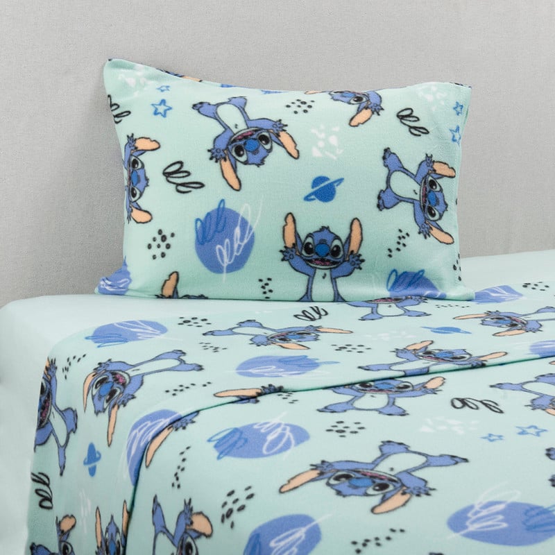 SABANA POLAR 1.5 PLAZAS STITCH SORPRESA - 1