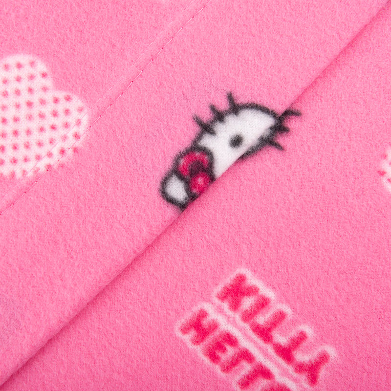 SABANA POLAR 1.5 PLAZAS SANRIO HELLO KITTY MENSAJE - 2