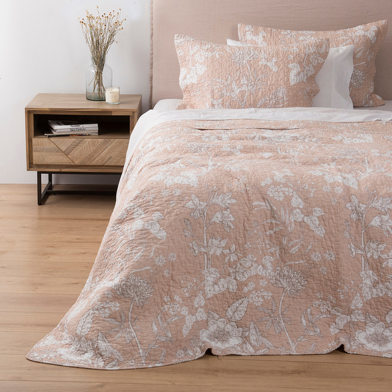 QUILT ESTAMPADO KING PRADO BEIGE - 1