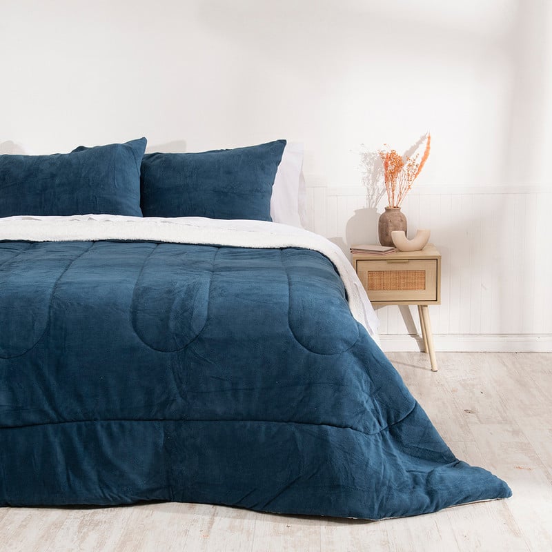 PLUMON CORAL SHERPA KING AZUL - 1