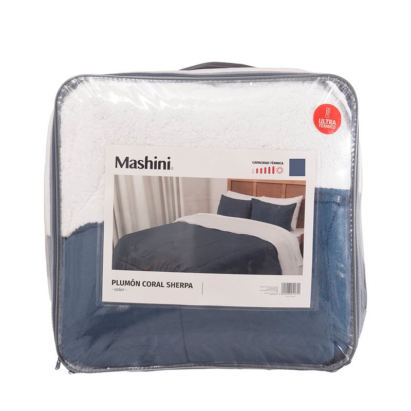 PLUMON CORAL SHERPA KING AZUL - 5