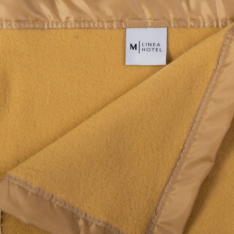 FRAZADA POLAR BORDE SATIN LINEA HOTEL 2 PLAZAS BEIGE - 2