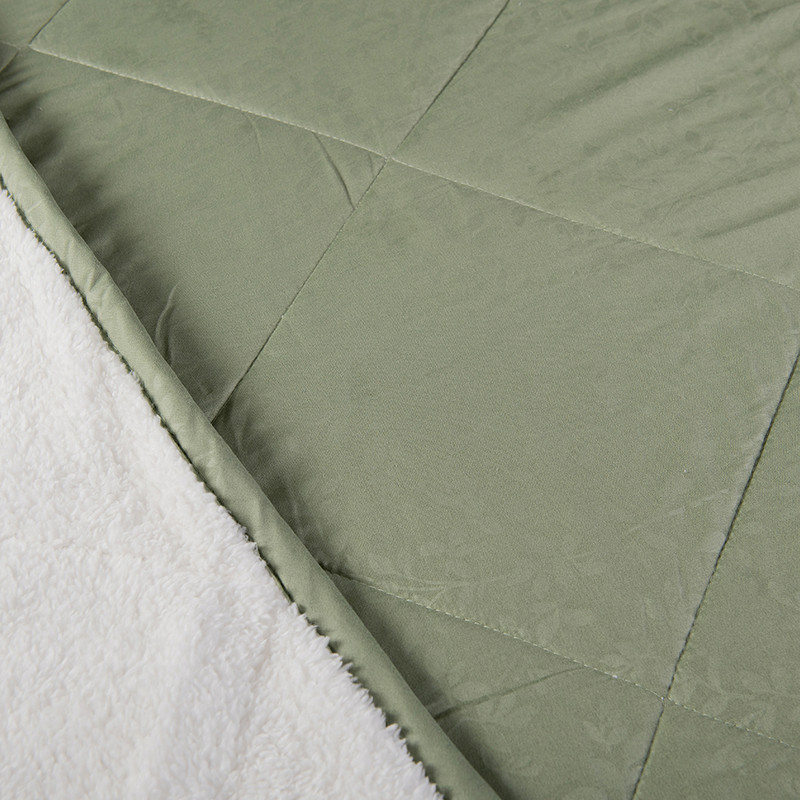 PLUMON EMBOSS+SHERPA 1 PLAZAS VERDE - 2