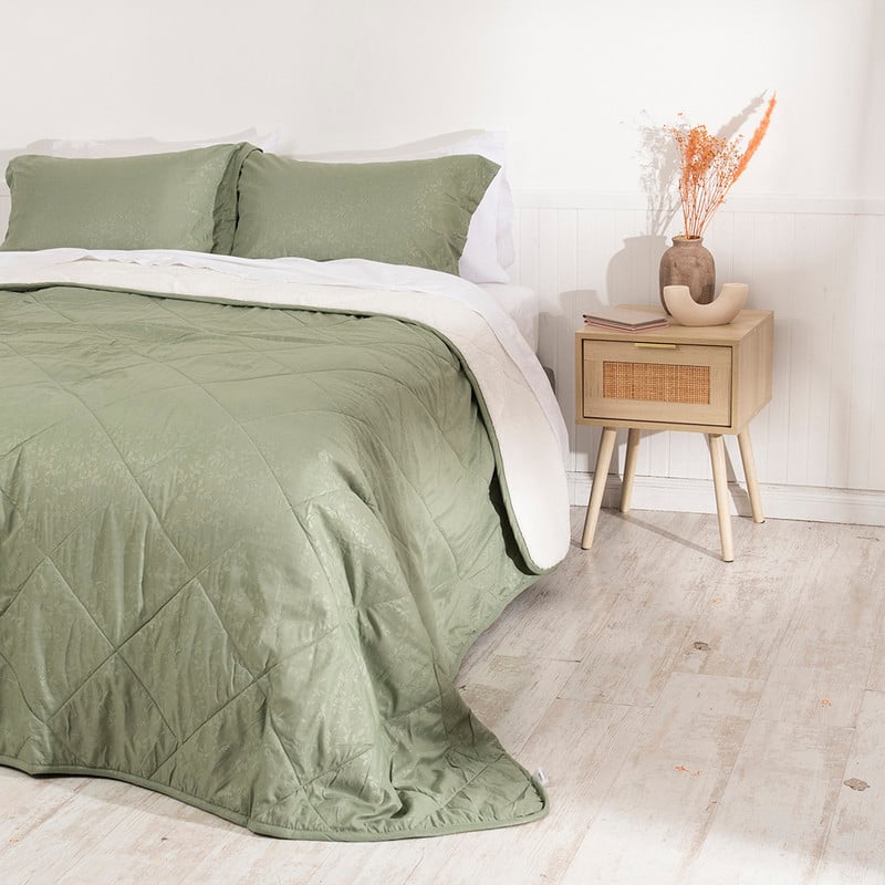 PLUMON EMBOSS+SHERPA 1 PLAZAS VERDE - 4