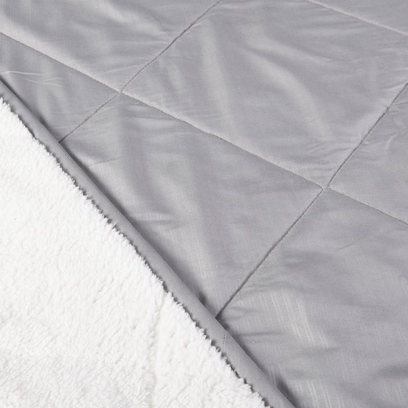 PLUMON EMBOSS+SHERPA 2 PLAZAS GRIS - 2
