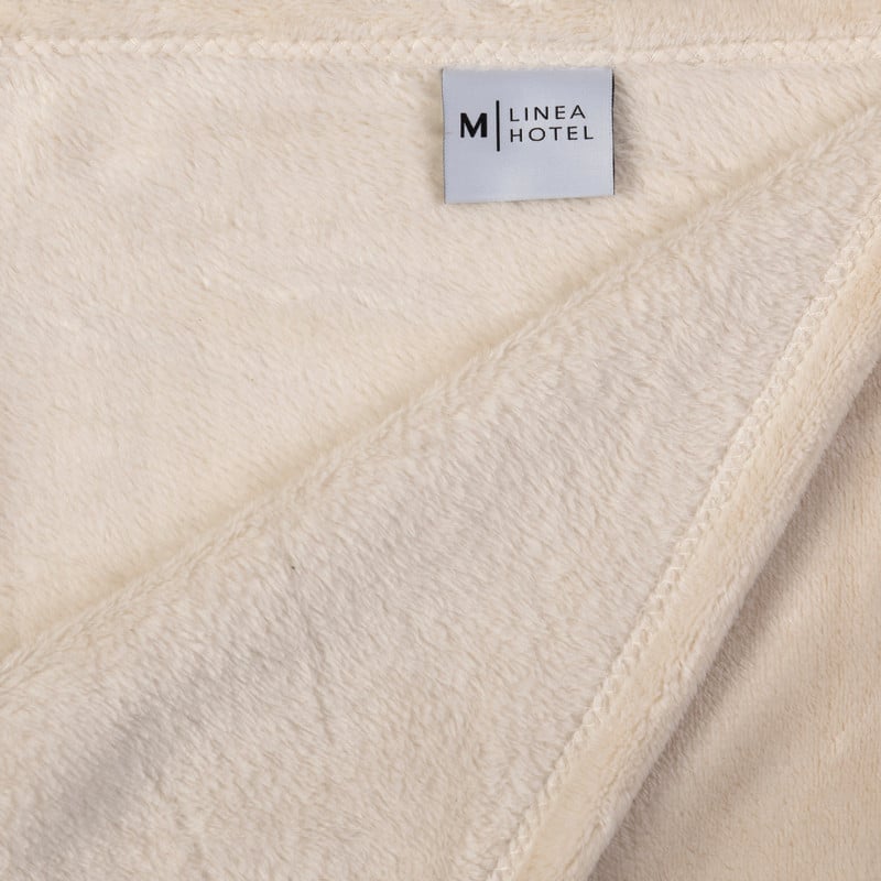 FRAZADA FLANNEL LINEA HOTEL 1 PLAZA CRUDO - 2
