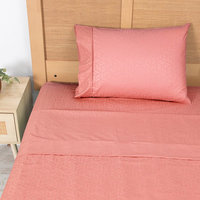 SABANA PLUMETTI EMBOSSED 1.5 PLAZAS TERRACOTA - 1