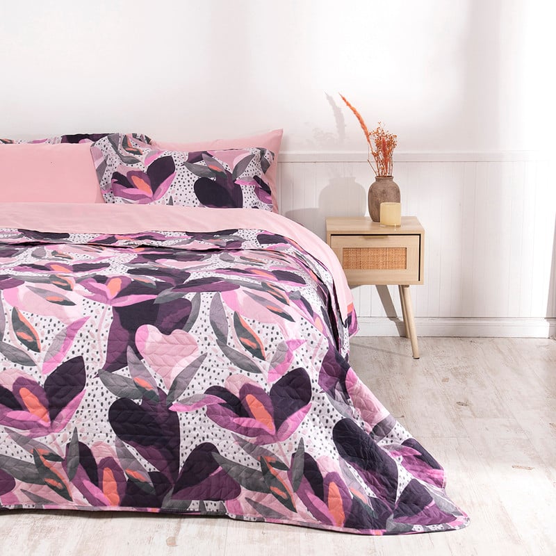 SET QUILT EST + SABANA LISA KING AMANDA - 1