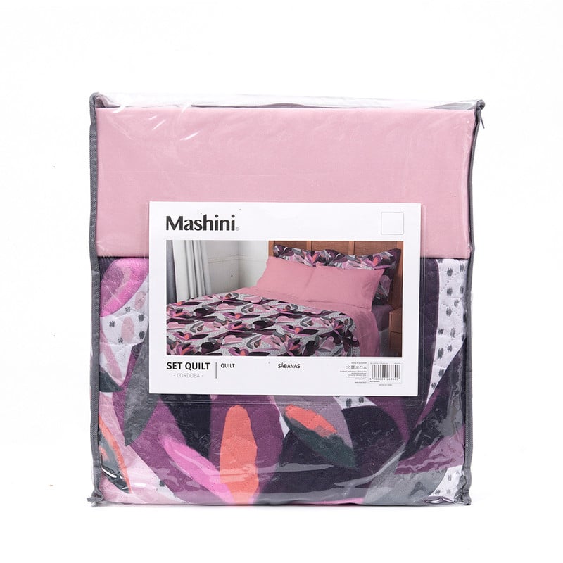 SET QUILT EST + SABANA LISA KING AMANDA - 5