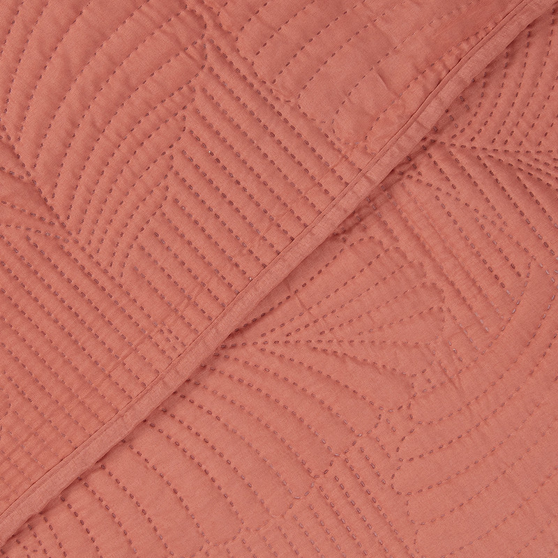QUILT CORDOBA LISA 1.5 PLAZAS NARANJO - 2