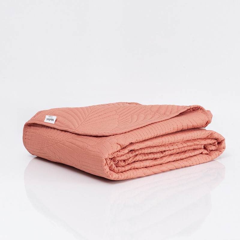 QUILT CORDOBA LISA 1.5 PLAZAS NARANJO - 4