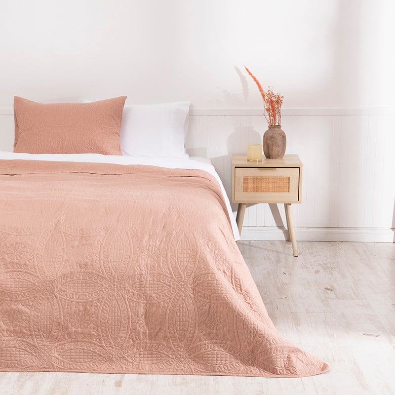 QUILT SUPER KING PORTUGAL TERRACOTA - 1