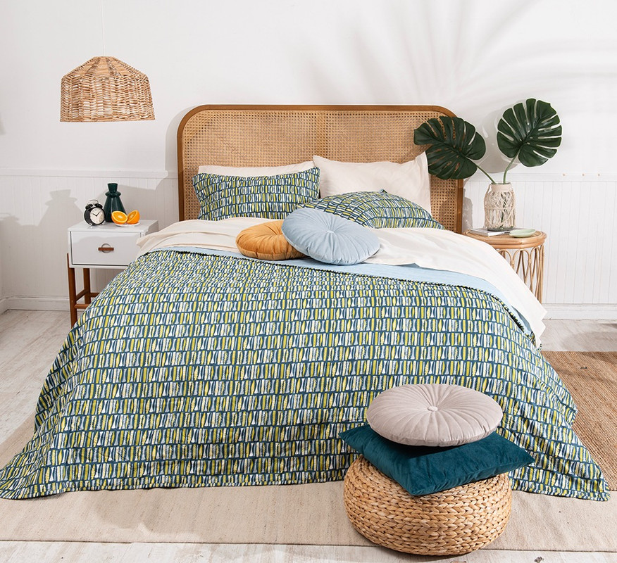 QUILT TOLEDO ESTAMPADO KING FOREST - 6