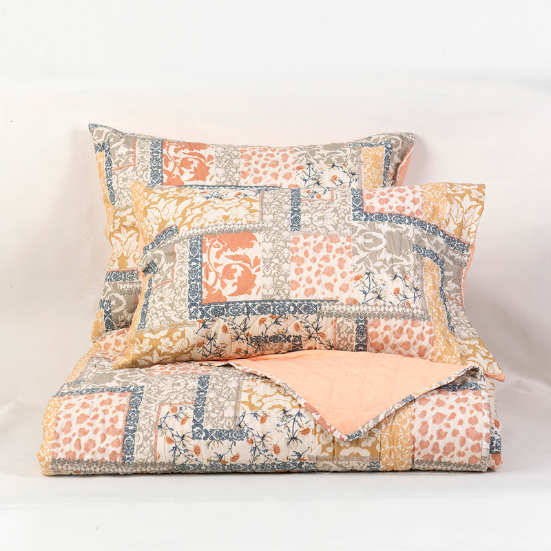 QUILT COSIDO PATCHWORK 1.5 PLAZAS GALES - 4