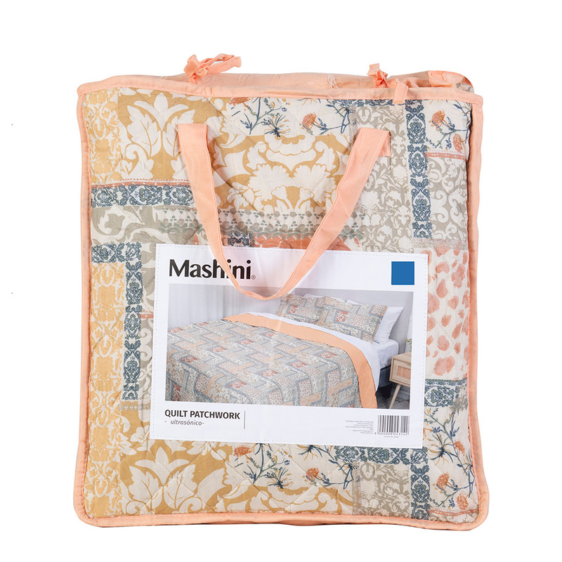 QUILT COSIDO PATCHWORK 1.5 PLAZAS GALES - 5