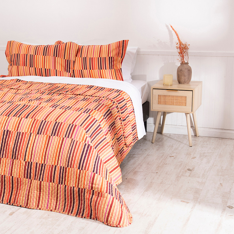 QUILT CORDOBA ESTAMPADO KING GEOMETRICO - 3