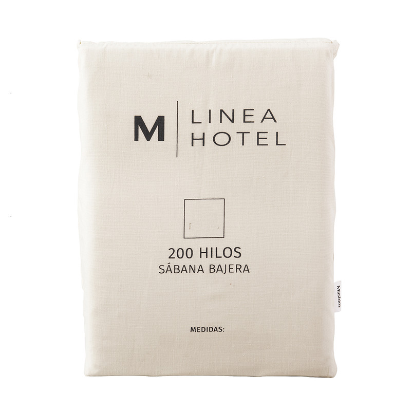SABANA BAJERA 200 HILOS KING CRUDO - 3
