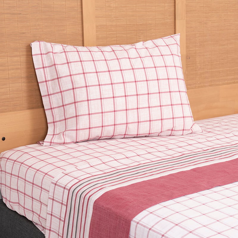 SABANA ESTAMPADA 144H 1.5 PLAZAS TARTAN - 4