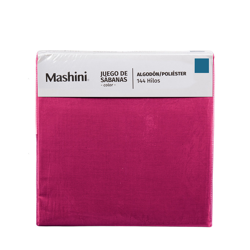 SABANA 144 HILOS LISOS KING FUCSIA - 5