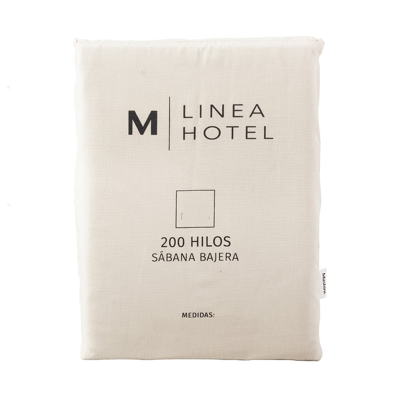 SABANA BAJERA 200 HILOS 1.5 PLAZAS CRUDO - 3