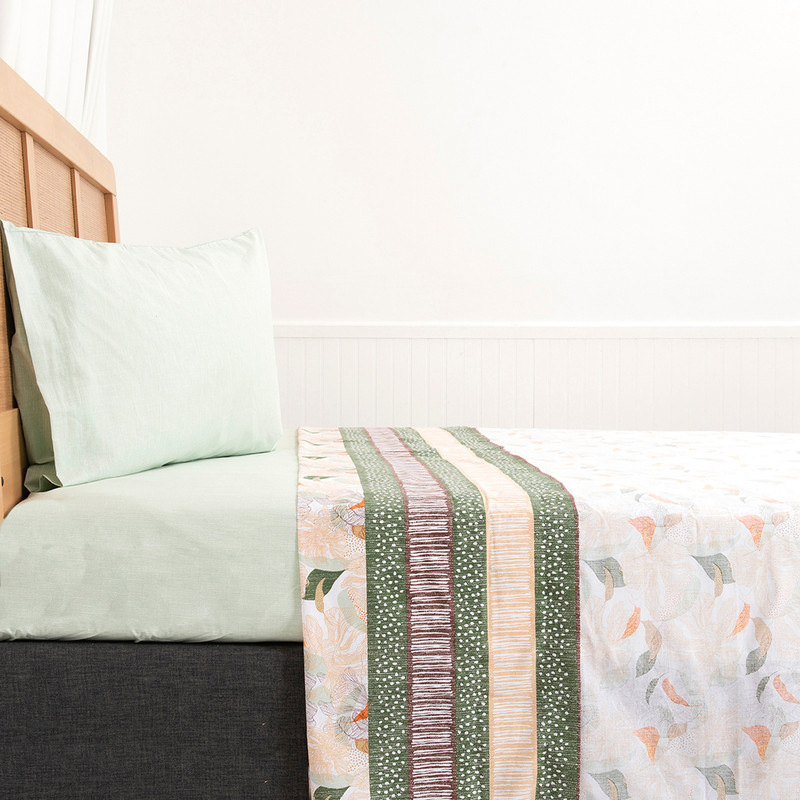 SABANA ESTAMPADA 144H 1.5 PLAZAS GARDEN - 3