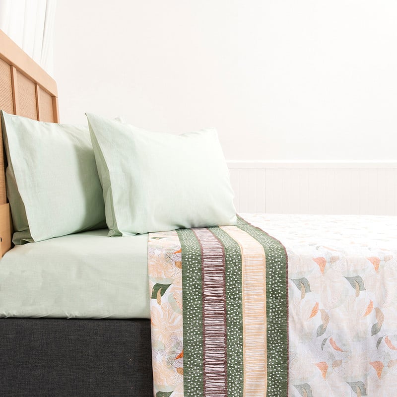SABANA ESTAMPADA 144H KING GARDEN - 4