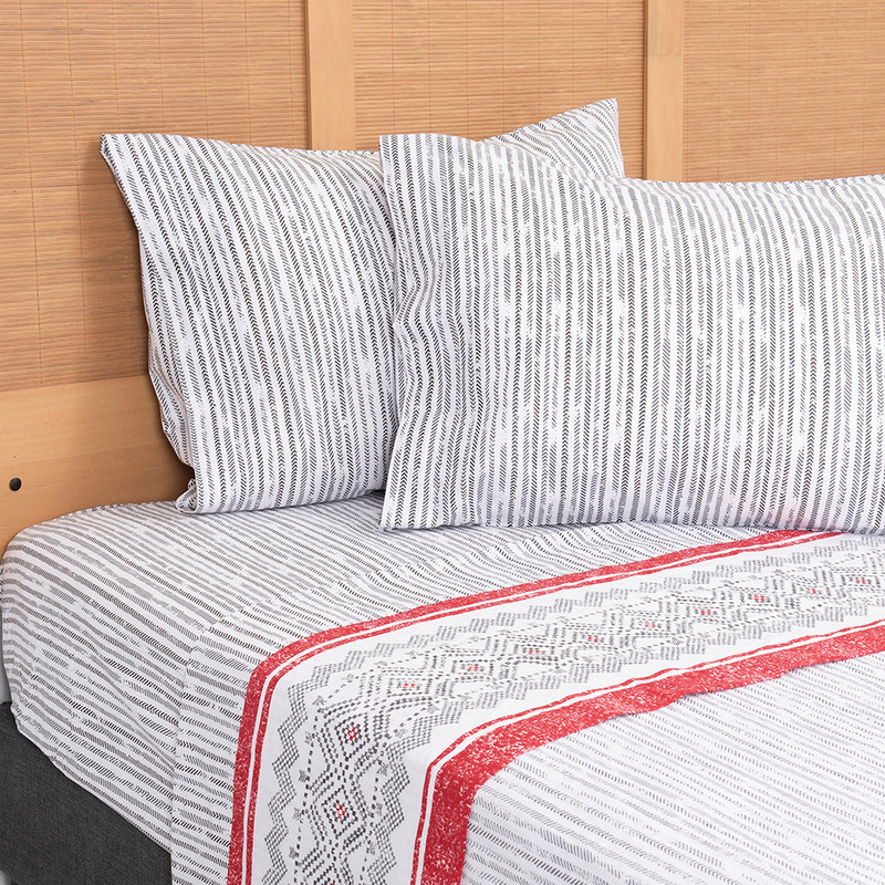 SABANA ESTAMPADA 144H KING SNOW - 3
