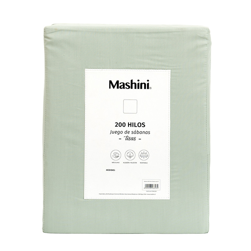 SABANA 200H LISOS SUPER KING VERDE - 5