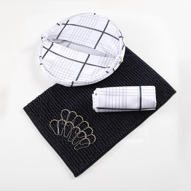 SET CORTINA+PISO+CESTO 4 PZAS MASHINI TOCO - 5