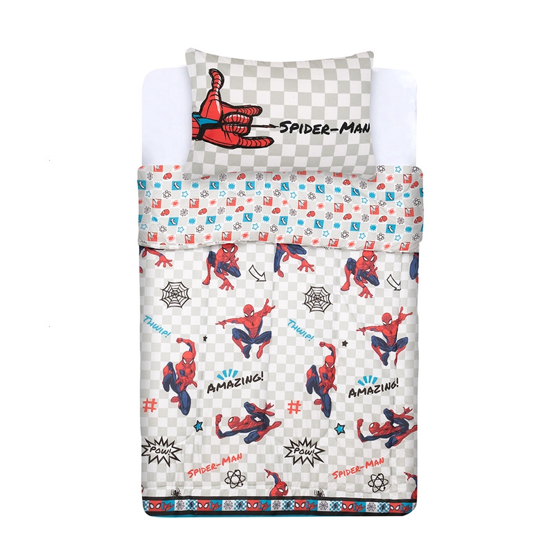 PLUMON 1.5 PLAZAS SINGLE SPIDERMAN LETRAS - 3
