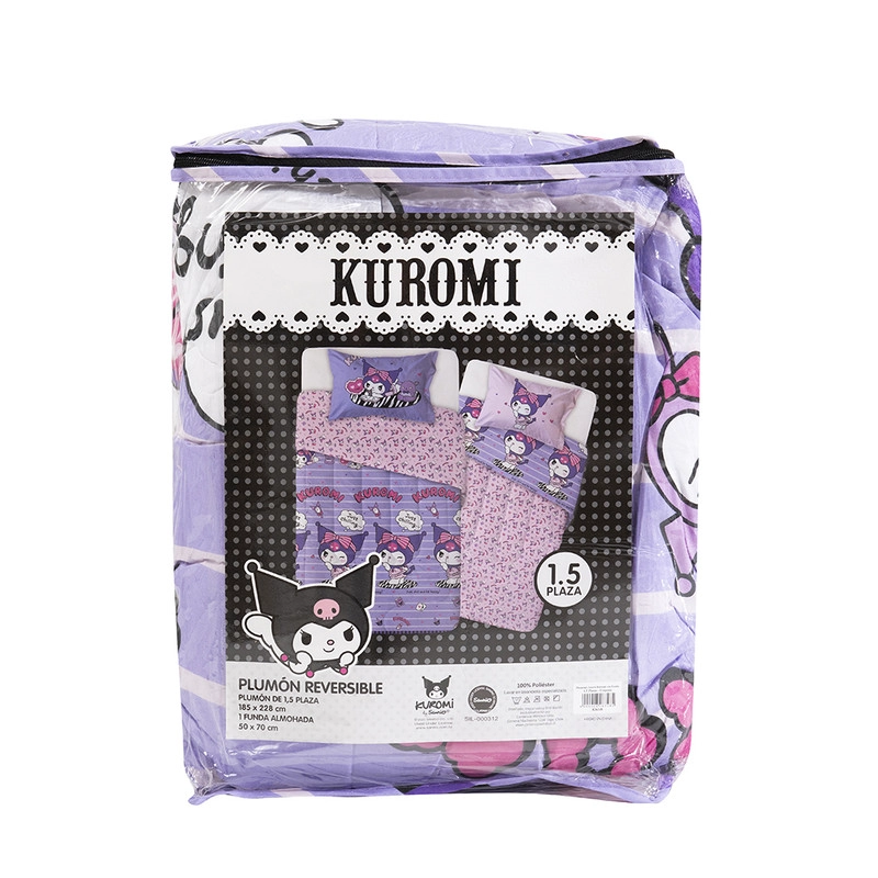 PLUMON 1.5 PLAZAS SINGLE KUROMI COQUETA - 4
