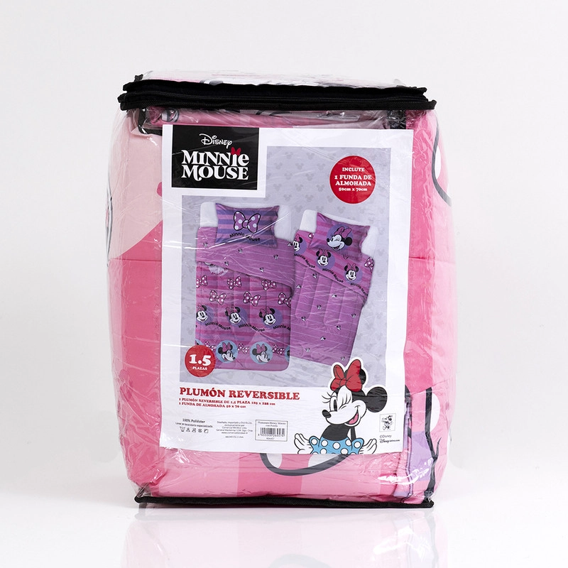 PLUMON 1.5 PLAZAS SINGLE DISNEY MINNIE DOTS - 4
