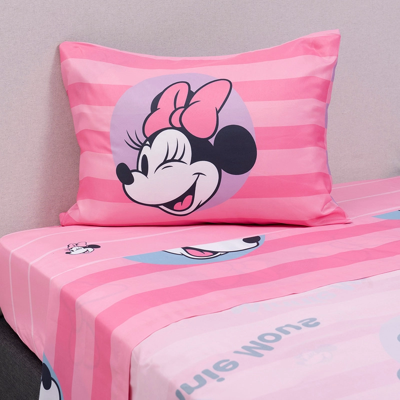 SABANA 1.5 PLAZAS DISNEY MINNIE DOTS - 1