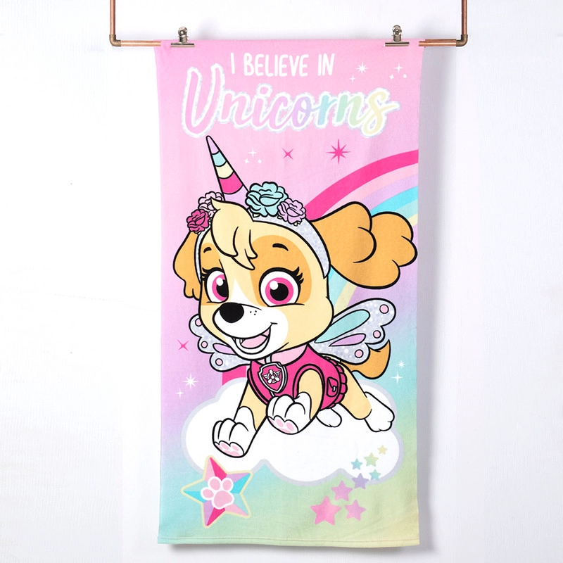TOALLA PLAYA C/BOLSO 70X140+33X42 PAW PATROL UNICORNIO - 1