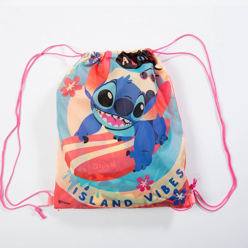 TOALLA PLAYA C/BOLSO 70X140+33X42 STITCH ALOHA - 2