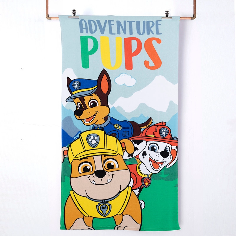 TOALLA PLAYA C/BOLSO 70X140+33X42 PAW PATROL ADVENTURE - 1