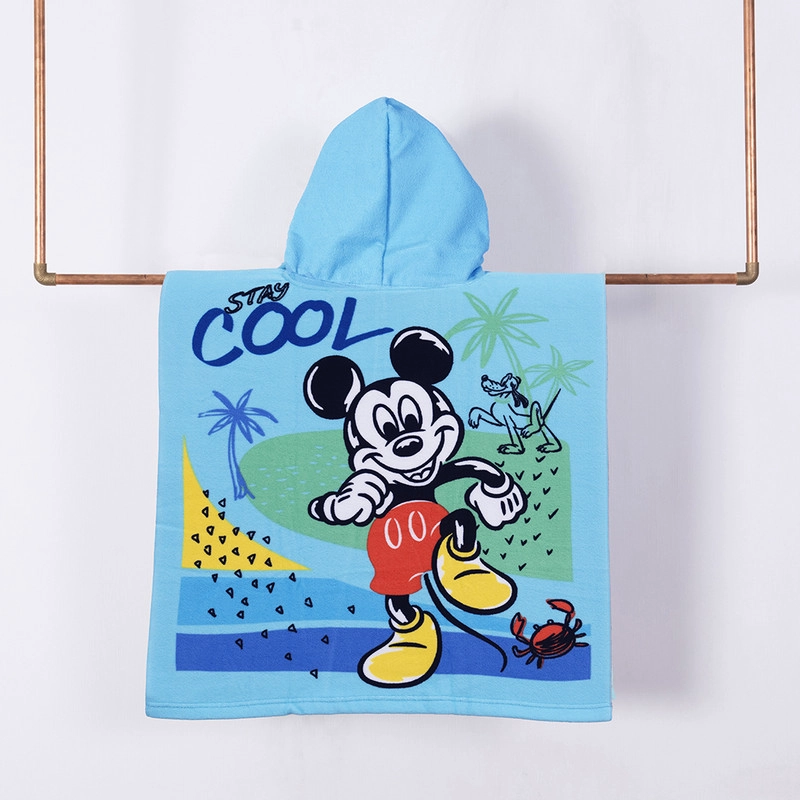 TOALLA PLAYA CAPUCHA MF 60X120 MICKEY MAKING - 2