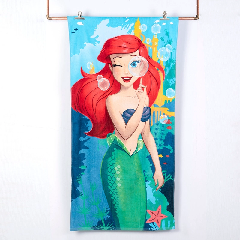 TOALLA PLAYA 70X140 PRINCESAS ROCA - 1