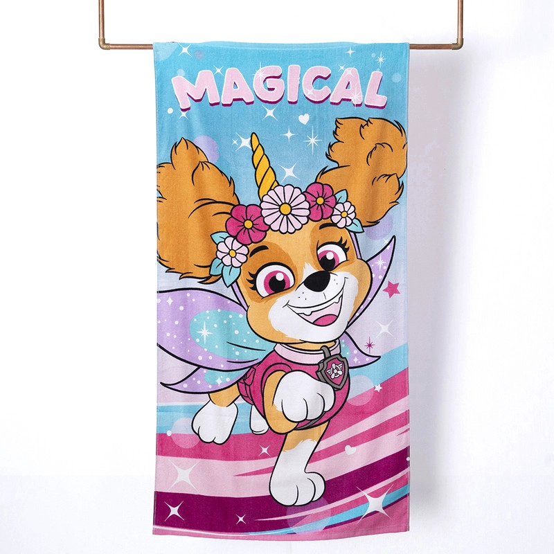 TOALLA PLAYA 70X140 P PATROL NIÑA MAGIC - 1