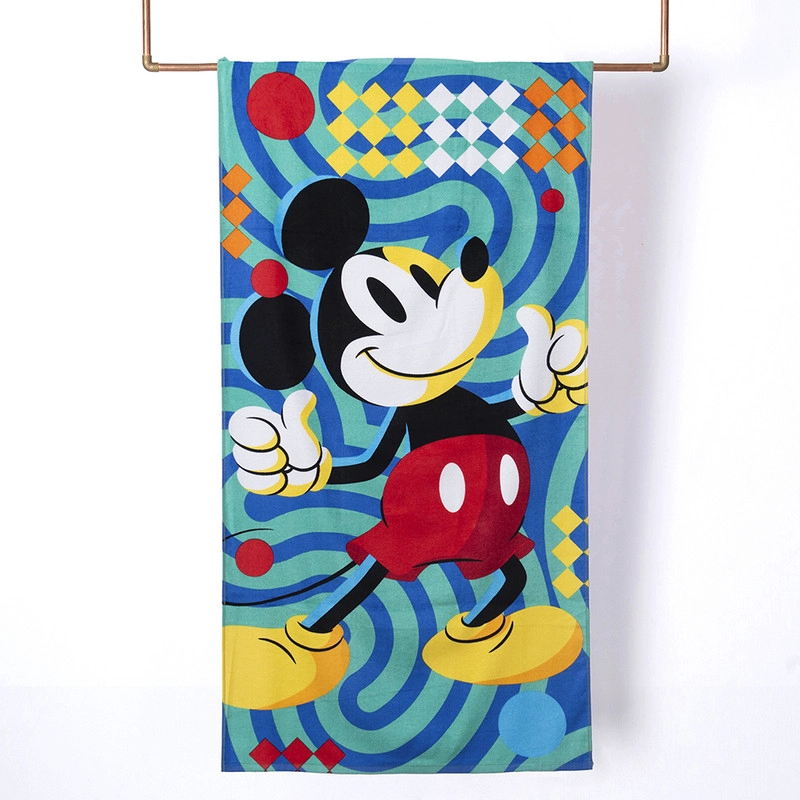 TOALLA PLAYA 70X140 MICKEY GEOMETRICO - 1