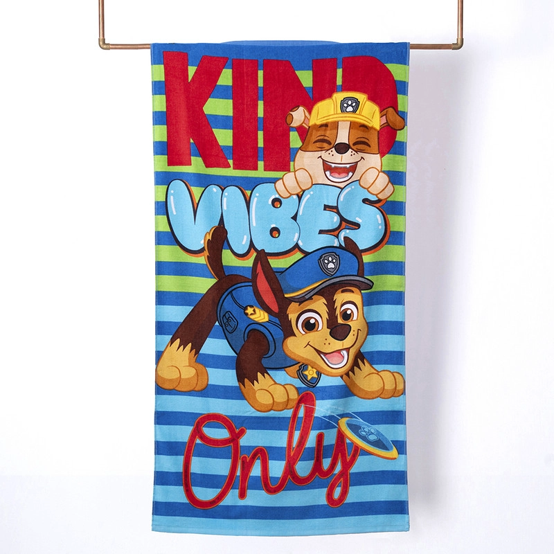 TOALLA PLAYA 70X140 P PATROL NIÑO VIBES - 1