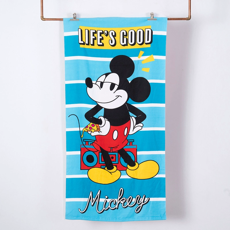 SET TOALLA 70X140 CMS + LENTES DE AGUA MICKEY - 1