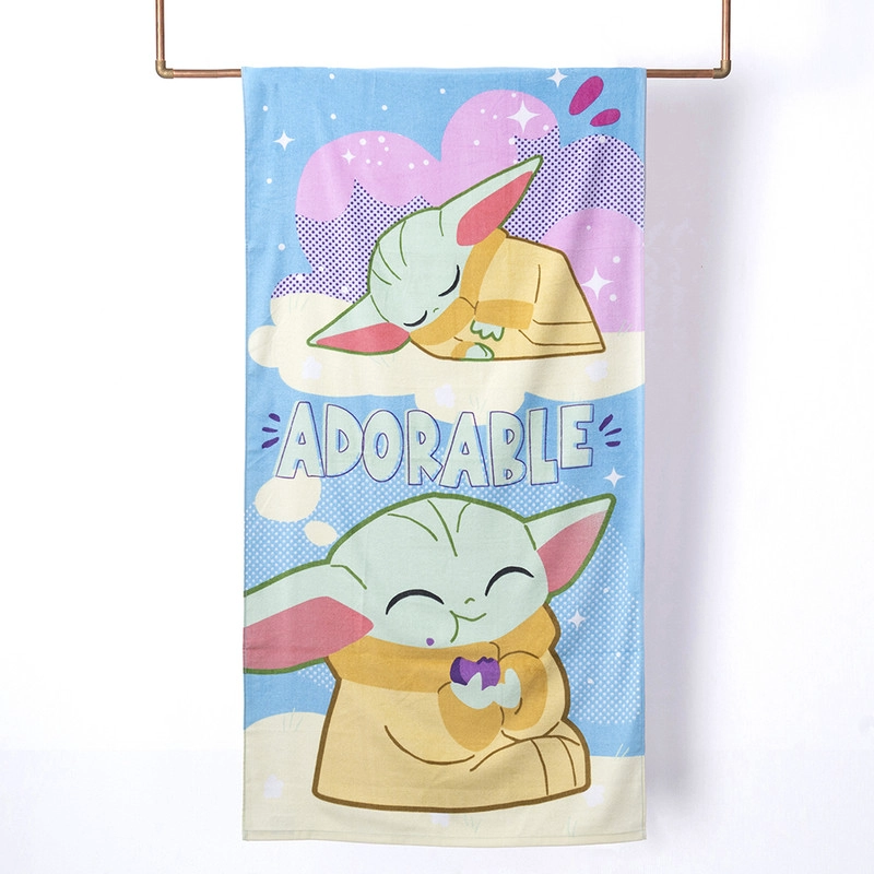 TOALLA PLAYA 70X140 MANDALORIAN ADORABLE - 1