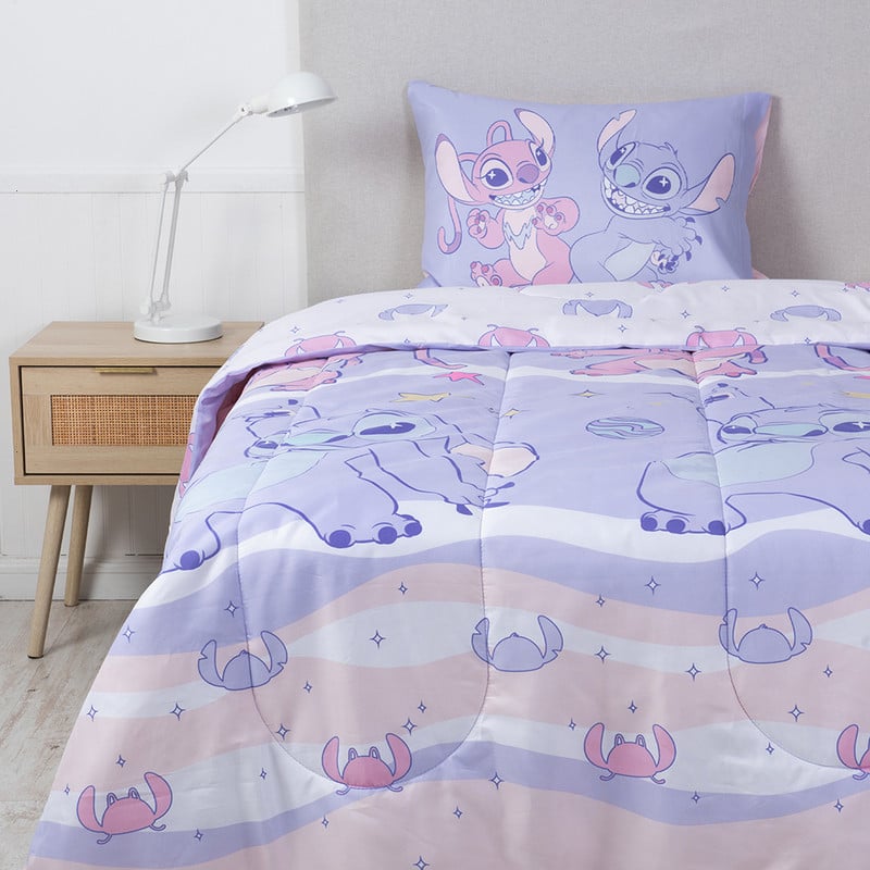 PLUMON 1.5 PLAZAS SINGLE DISNEY STITCH GALAXY - 1
