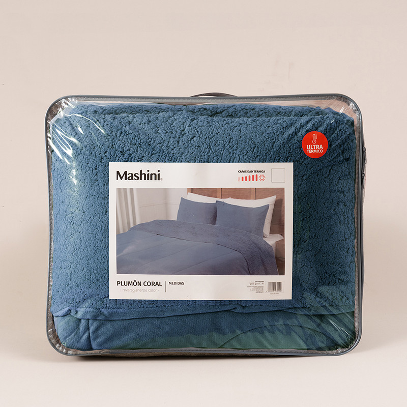 PLUMON CORAL SHERPA KING AZUL - 4