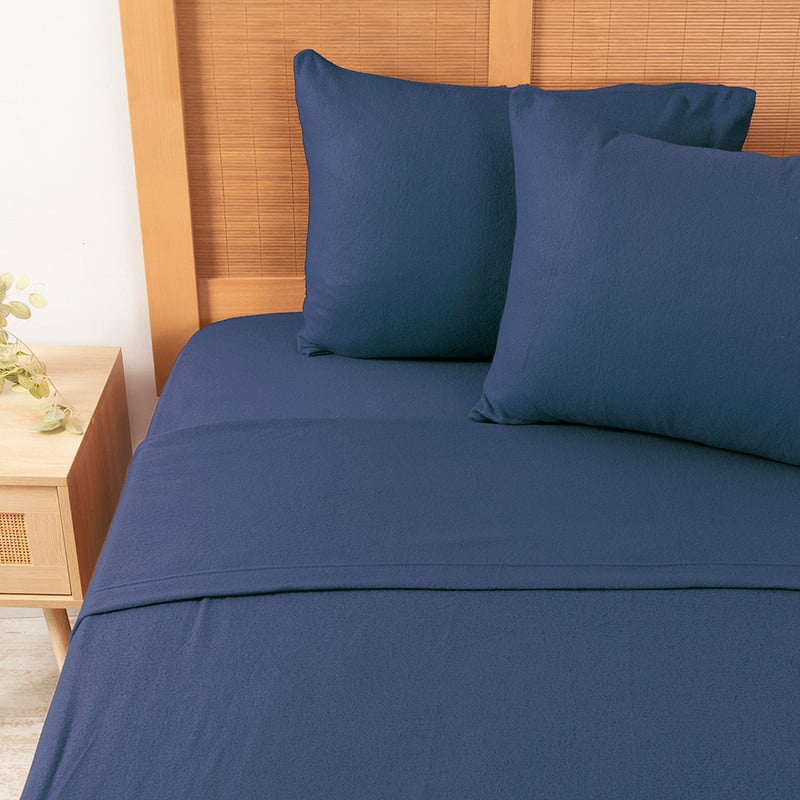SABANA POLAR LISA KING AZUL - 1